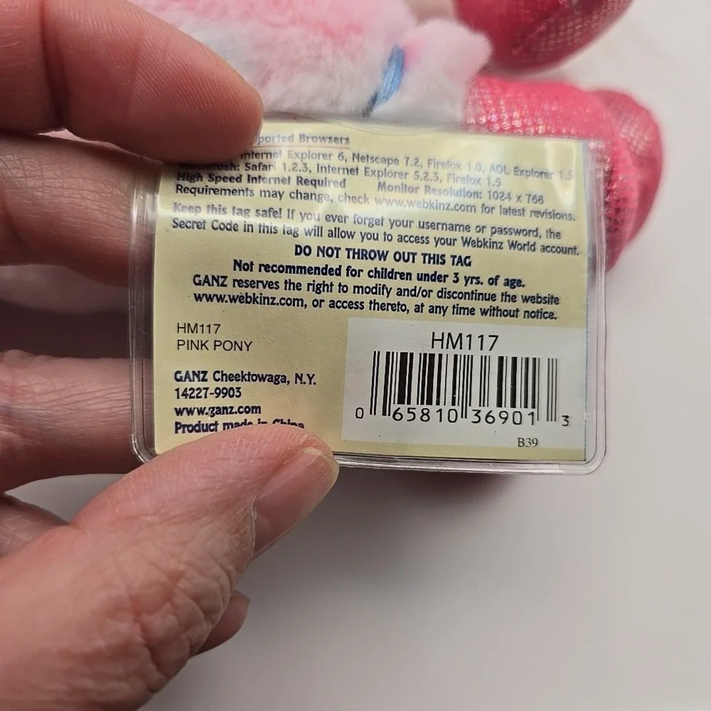 Webkins‎ Pink Pony Stuffed Animal Horse